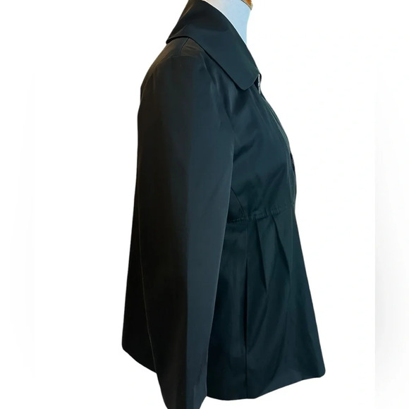 Colebrook Black Button Down Medium Weight Pea Coat - Picture 5 of 7